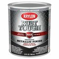 Krylon Rust Tough Oil-Based Gloss Rust Control Enamel, Aluminum, 1 Qt. K09717008